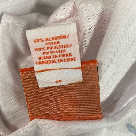 HEARTS OF PALM Womens Floral Tropical Embellished  Cottagecore Top Sz Small NWT - Picture 6 of 6